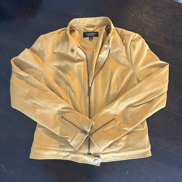 Mustard Yellow Moto Jacket - Picture 5 of 6
